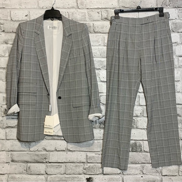 MaxMara Jackets & Blazers - NWT Max Mara Fibra Blazer & Pants -